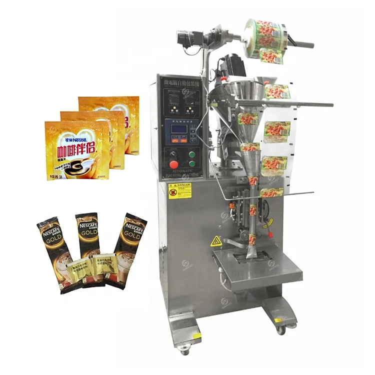 Automatic cassava wheat flour maize corn plantain turmeric powder weighing packing machine