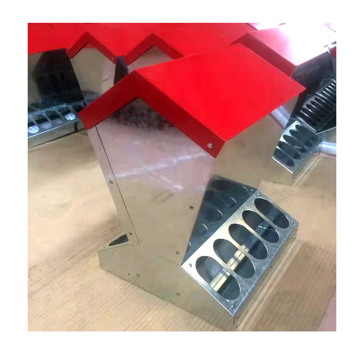 Customized  Galvanized Chicken Feeder Automatic Pet Feeder for Chicken
