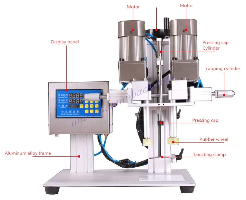 Hot sale semi automatic screw lid bottle capper/semi automatic capping machines for diameter 20mm to 50mm