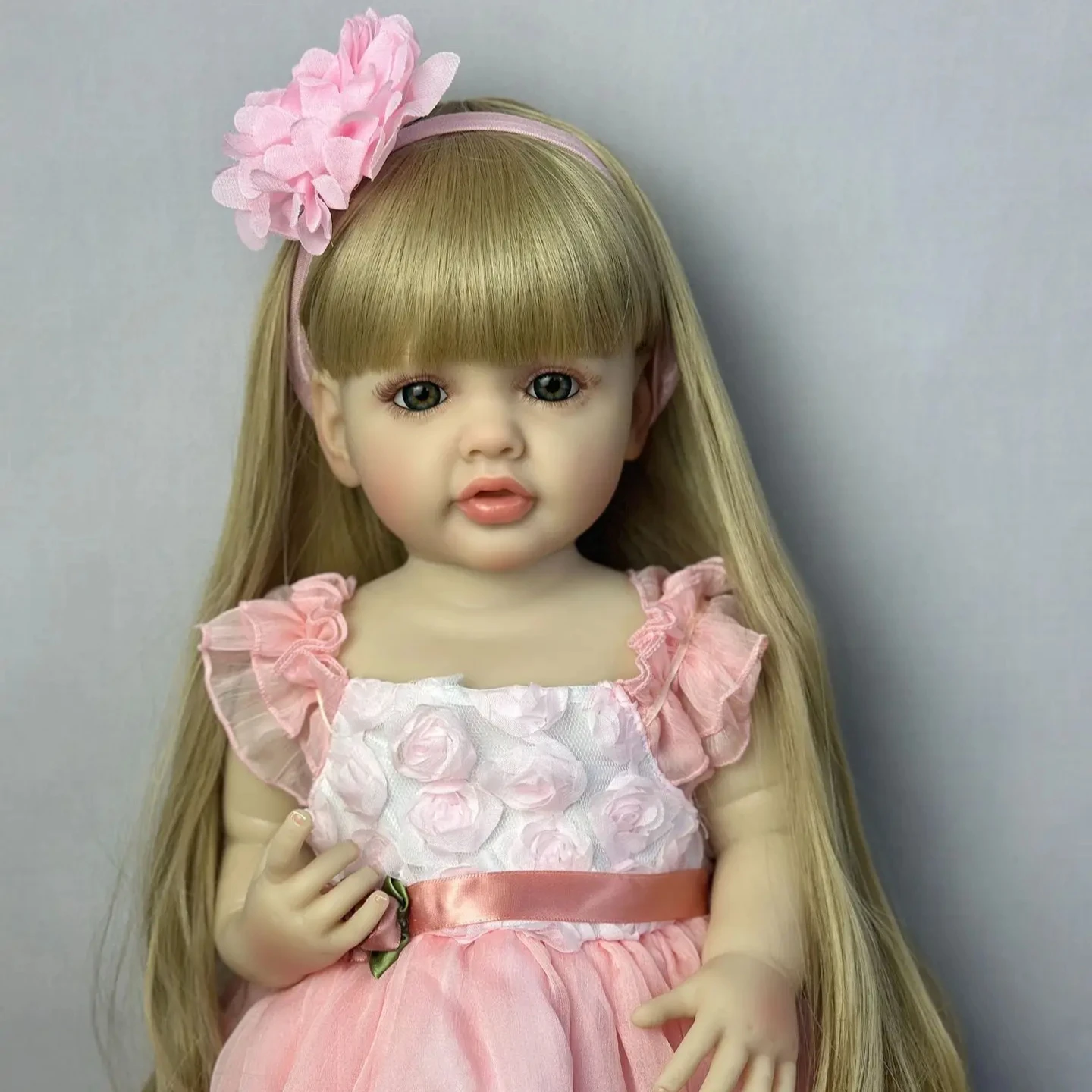 Lifereborn Wholesale Popular 22 Inches Baby Alive Doll Reborn Silicone Vinyl Reborn Baby Dolls For Birthday Gifts