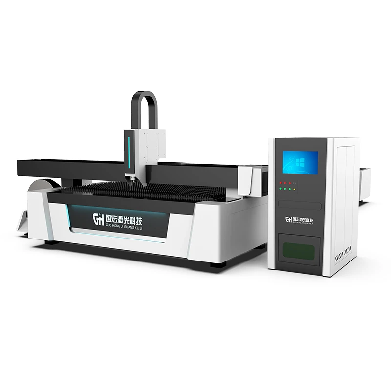 Guohong Волоконно-Лазерная Резка cnc машина 6 кВт cnc металлическая труба Волоконно-Лазерная резка машина