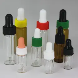 2 dram test tube vials pharmaceutical vials glass vials with screw caps and dropper