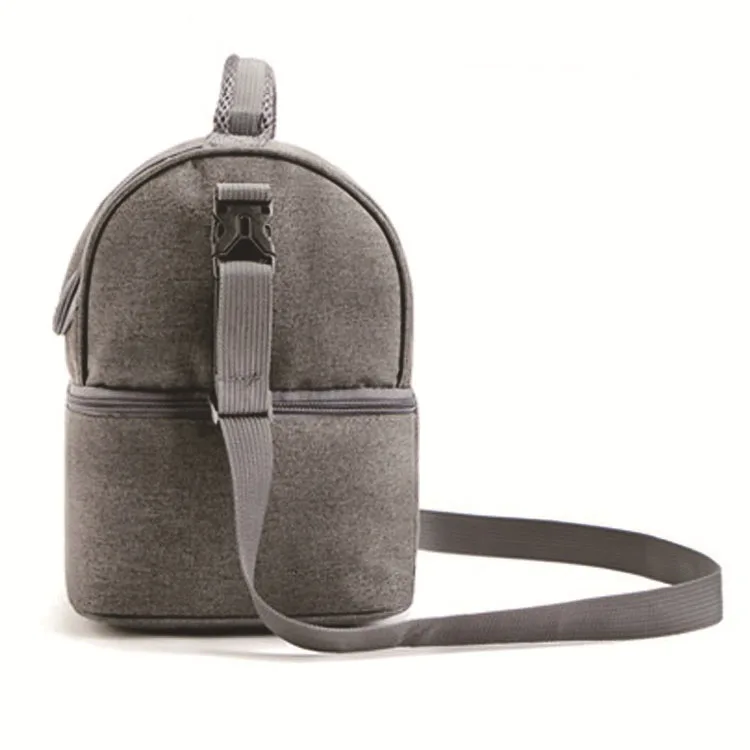 Oxford cloth  lunch bag insulated solid thermal lunch box food picnic bag cooler hand bag