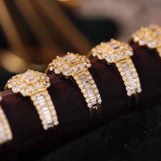 1 Carat Super Hot Sale Eternal Natural Diamond Ring Rock Candy Simple yet Solemn Design