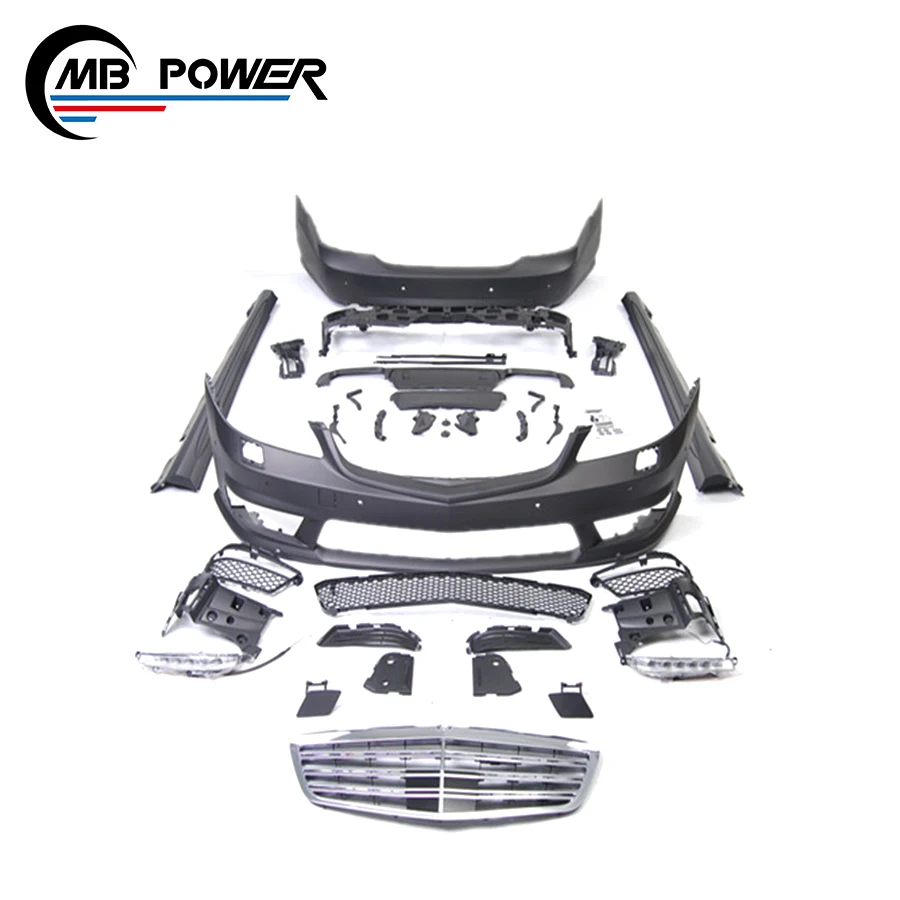 S CLASS W221 S65 комплект кузова подходит для W221 S500 S350 до S65 передний бампер боковой юбки pp материал после 09y