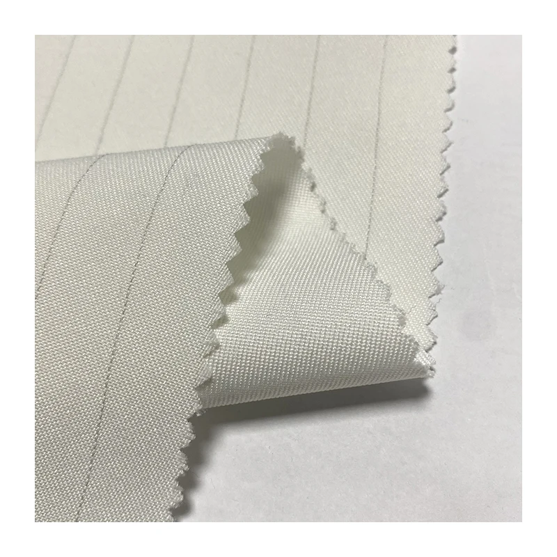 Wholesale 100% Dty Polyester Fabric 300D Stripe Plain Fabric For Uniform Coat