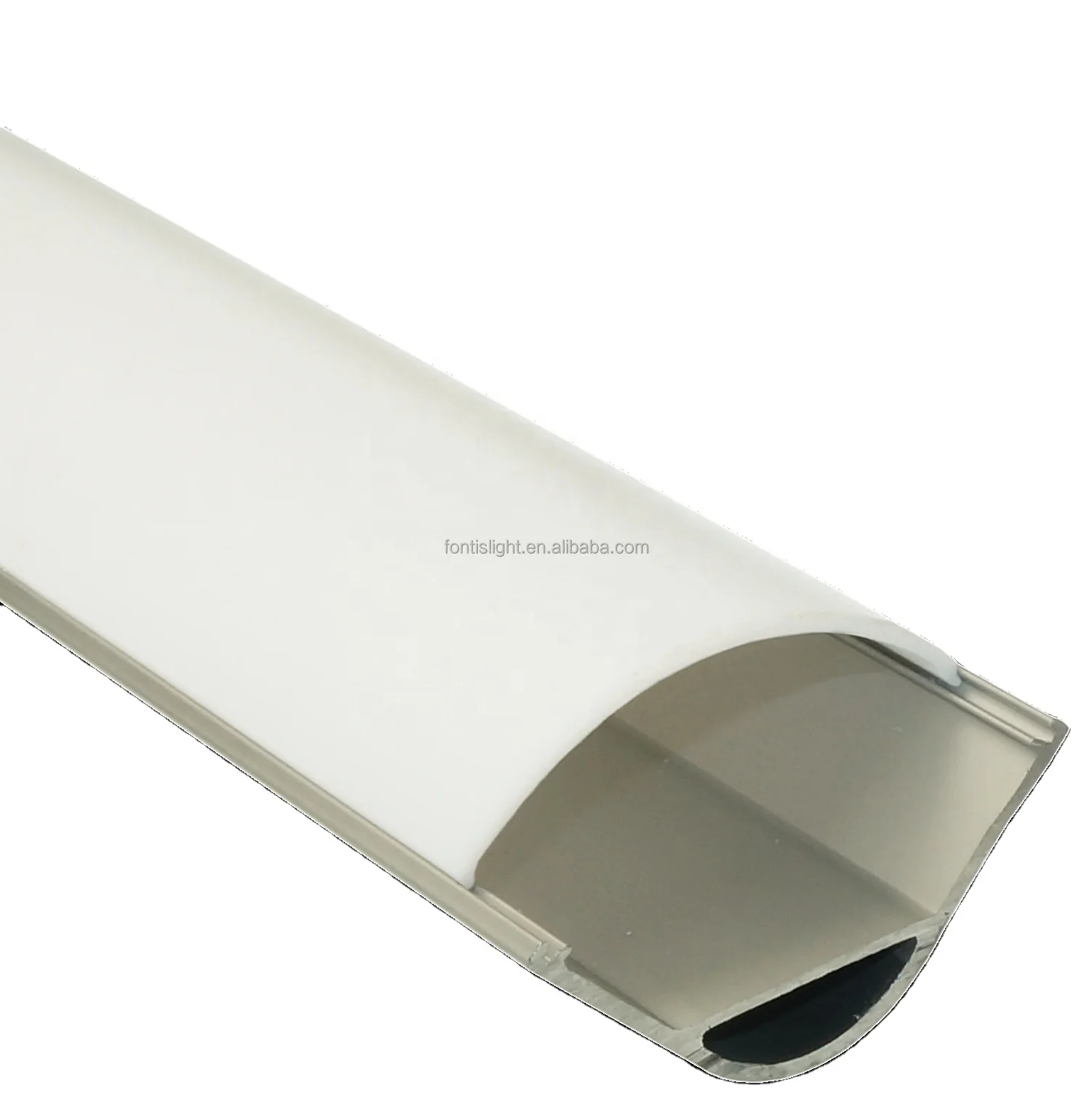 aluminum angle extrusion 90 degree anodized alu led profile for corner LED lighting with endcaps/clips