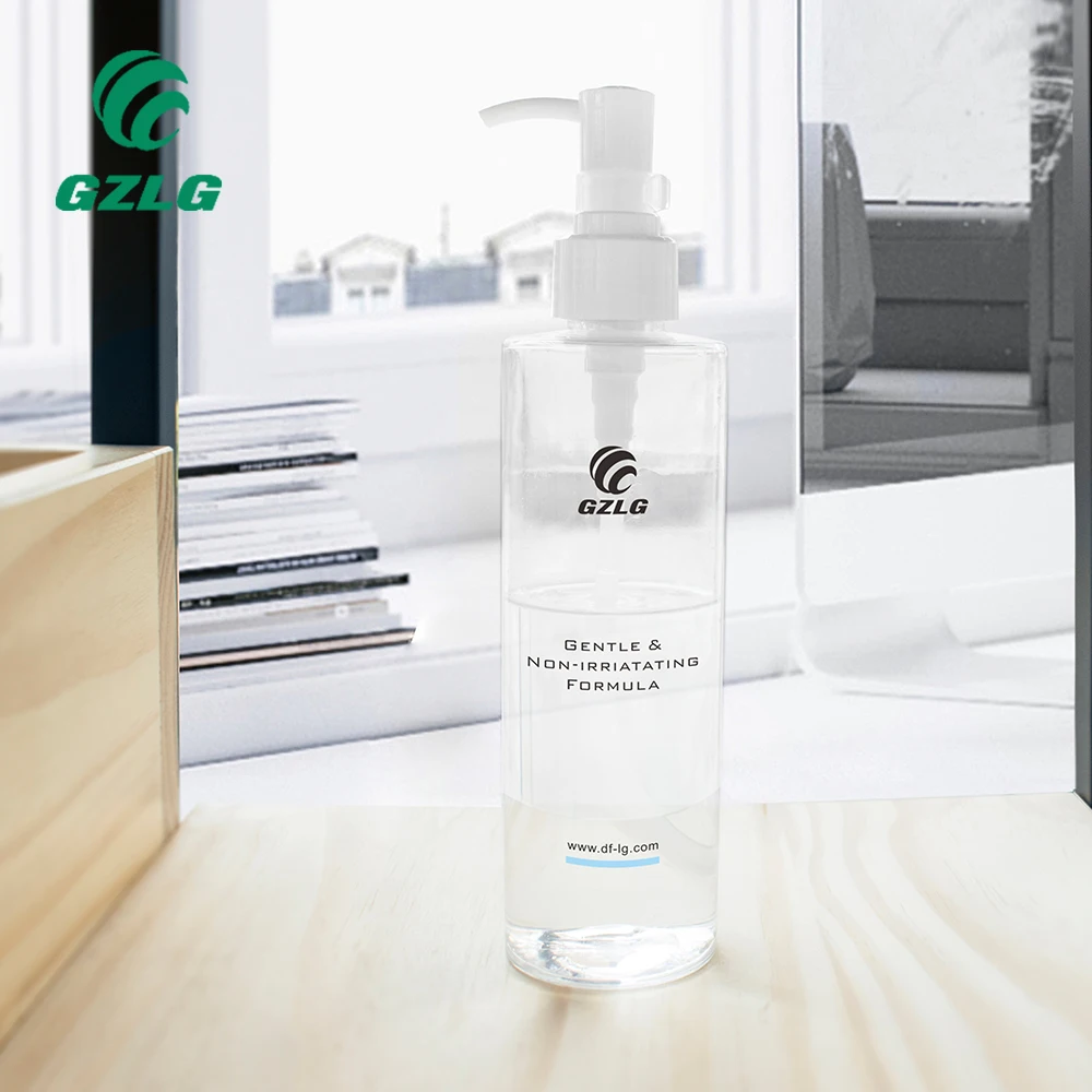 Wholesale luxury Pet Plastic Round Eco Friendly reusable Airless Oil Pump Cleanser Shampoo Lotion Bottle With dispenser