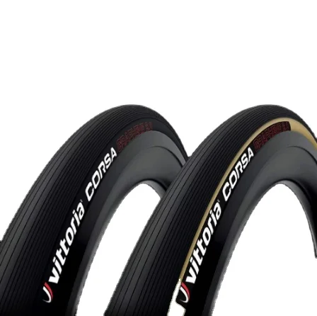 Graphene 2.0 700 x 25 Black Tan 320 TPI Road Bike Clincher Tire Vittoria Corsa G+