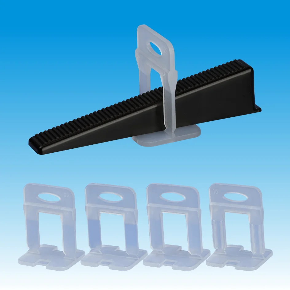 Knauf Tile Leveling System New Product Cheap Price 1.5mm Wall & Floor Tile Leveling System DL-G15 Clip One Carton CN;ZHE DINGYI