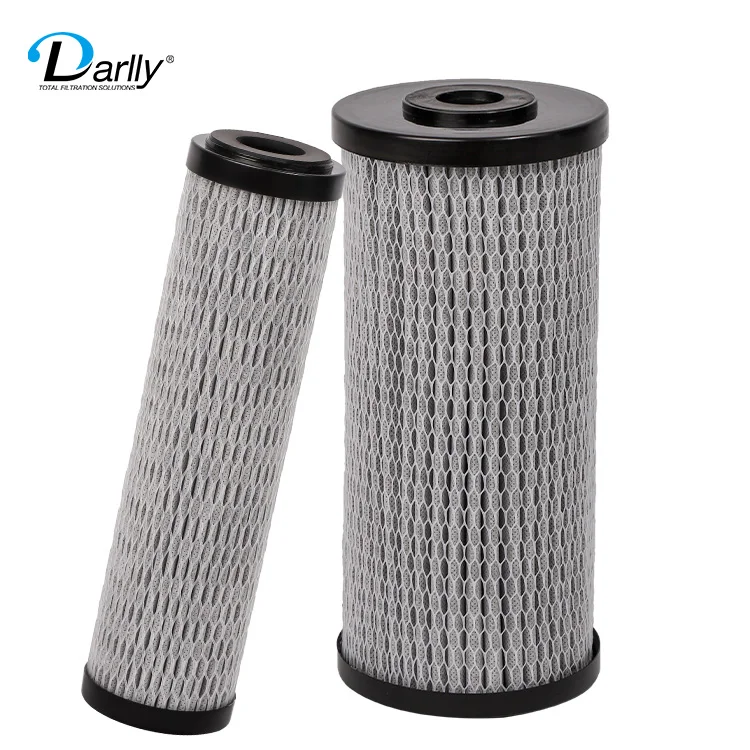 8 inch carbon block filter low pressure difference and stable flow rate