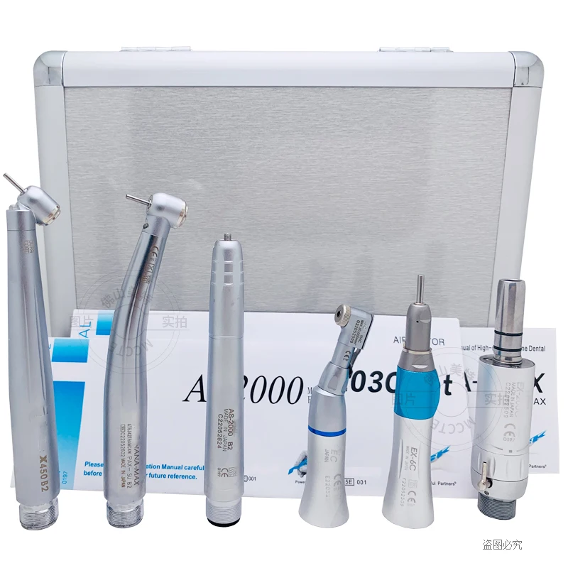 Набор наконечников для стоматологических инструментов наконечник с низкой скоростью 45 градусов 2 отверстия 4 3 режима распыления воды