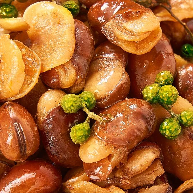 Quality Assurance Wholesale  High Quality Organic Salted Fried Broad Beans Chips