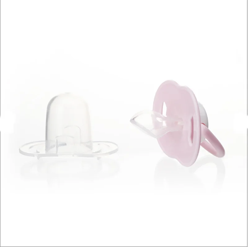 12pcs Factory Custom Personalized Baby Silicone Pacifiers Baby Pacifier Holder with blister card