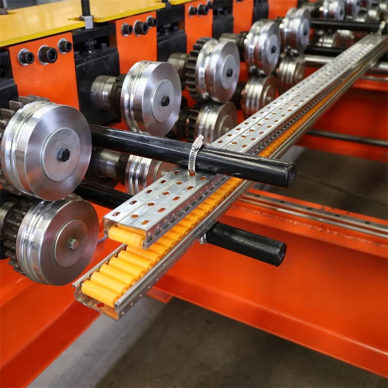 High-end Semi-Automatic Cable tray cable ladders Roll Forming Machine  Edge Locking Machine