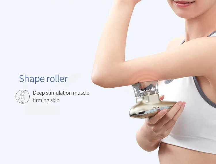 Cordless Handheld Fat Burn Electric Cupping Skin Tightening Weight Loss Body Contouring Slimming Device Anti Cellulite Massager