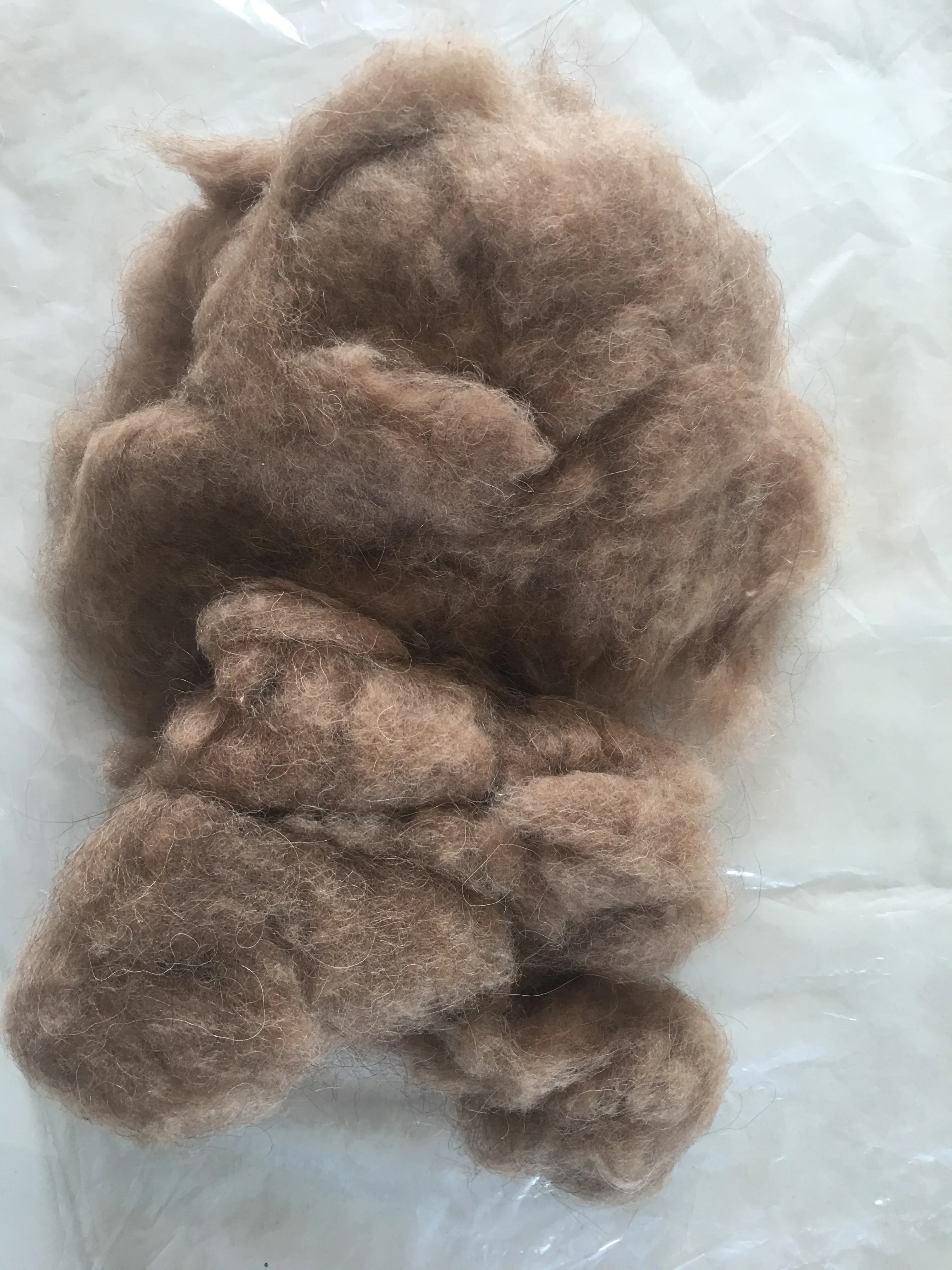Best Quality Supersoft Dehaired Camel Hair Factory Price Raw Pattern Camel Wool