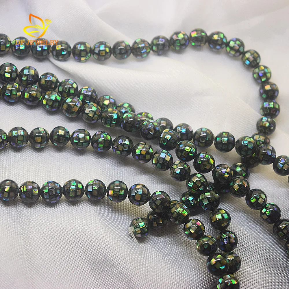 Wholesale Natural Abalone Shell Mosaic Beads