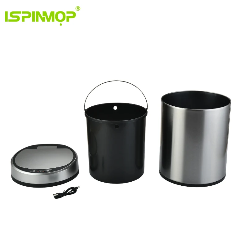High quality automatic sensor small size electric dustbin for office