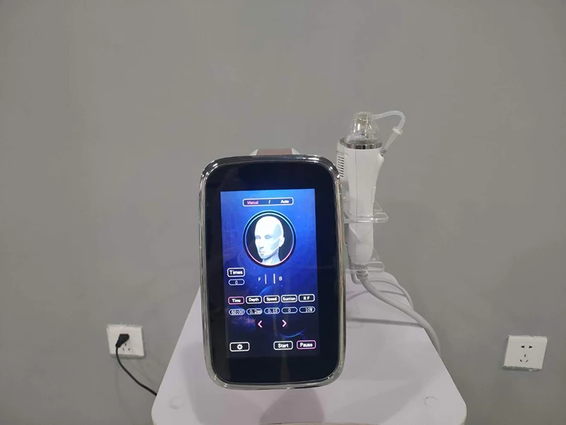 portable fractional cold rf microneedle cold compress rf micro needle skin rejuvenation machine