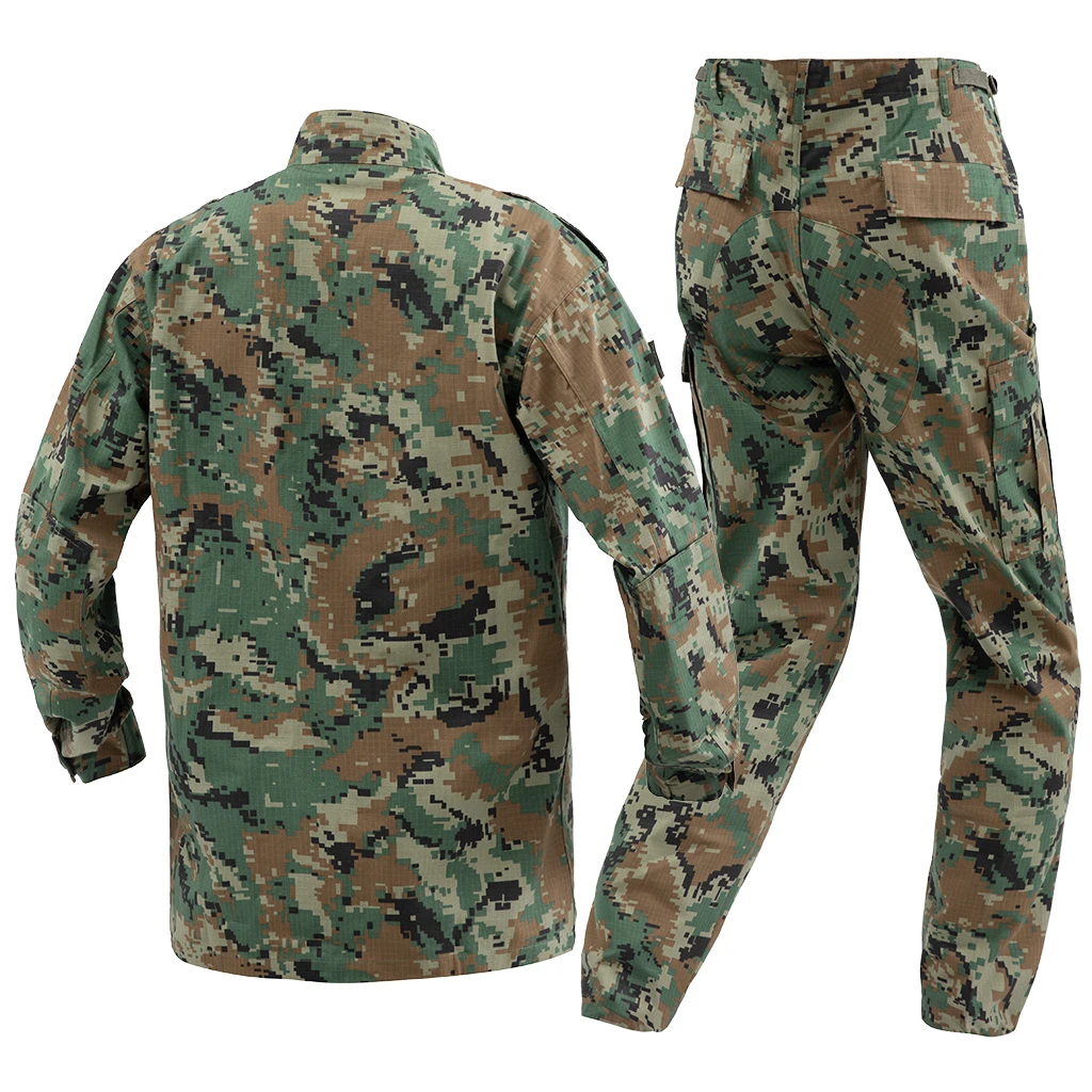 Custom ACU Tactical Combat Hunting Uniform for Jordan in Jungle Digital Camo with TC 65/35 Ripstop Fabric Jacket and Pants