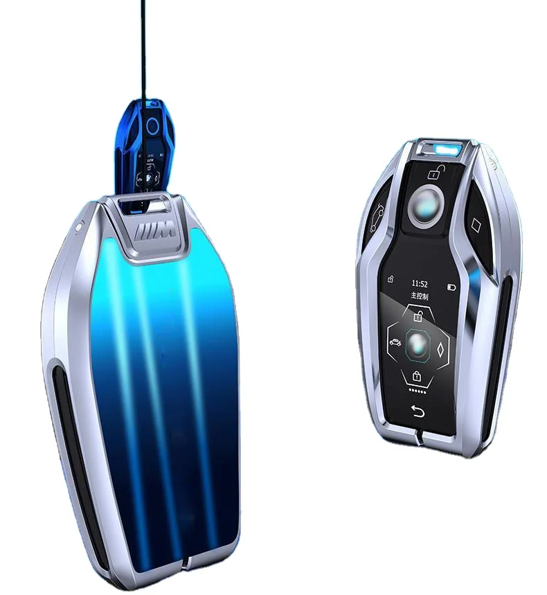 New Zinc Alloy Car Remote Key Case Cover Holder Fob For BMW 7 Series