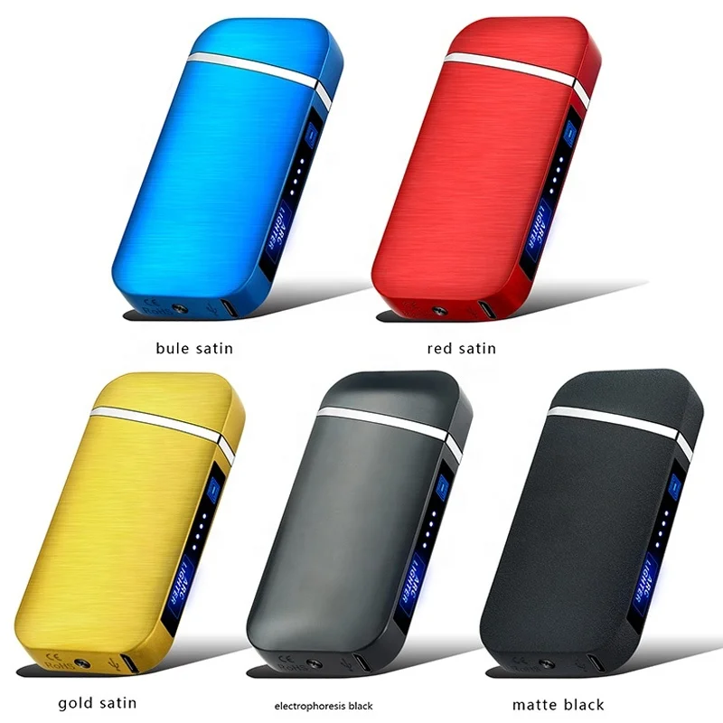 Металлическая плазменная зажигалка с Usb-зарядкой и сенсорной кнопкой