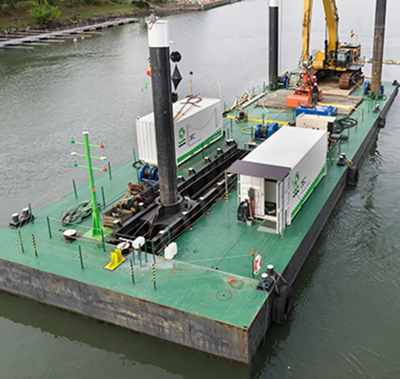 Pontoons Type Ferry Barge Boat Modular Containers Platform Barge made in china
