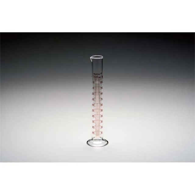 Circular base chemistry 100 ml lab glassware glass measuring cylinder