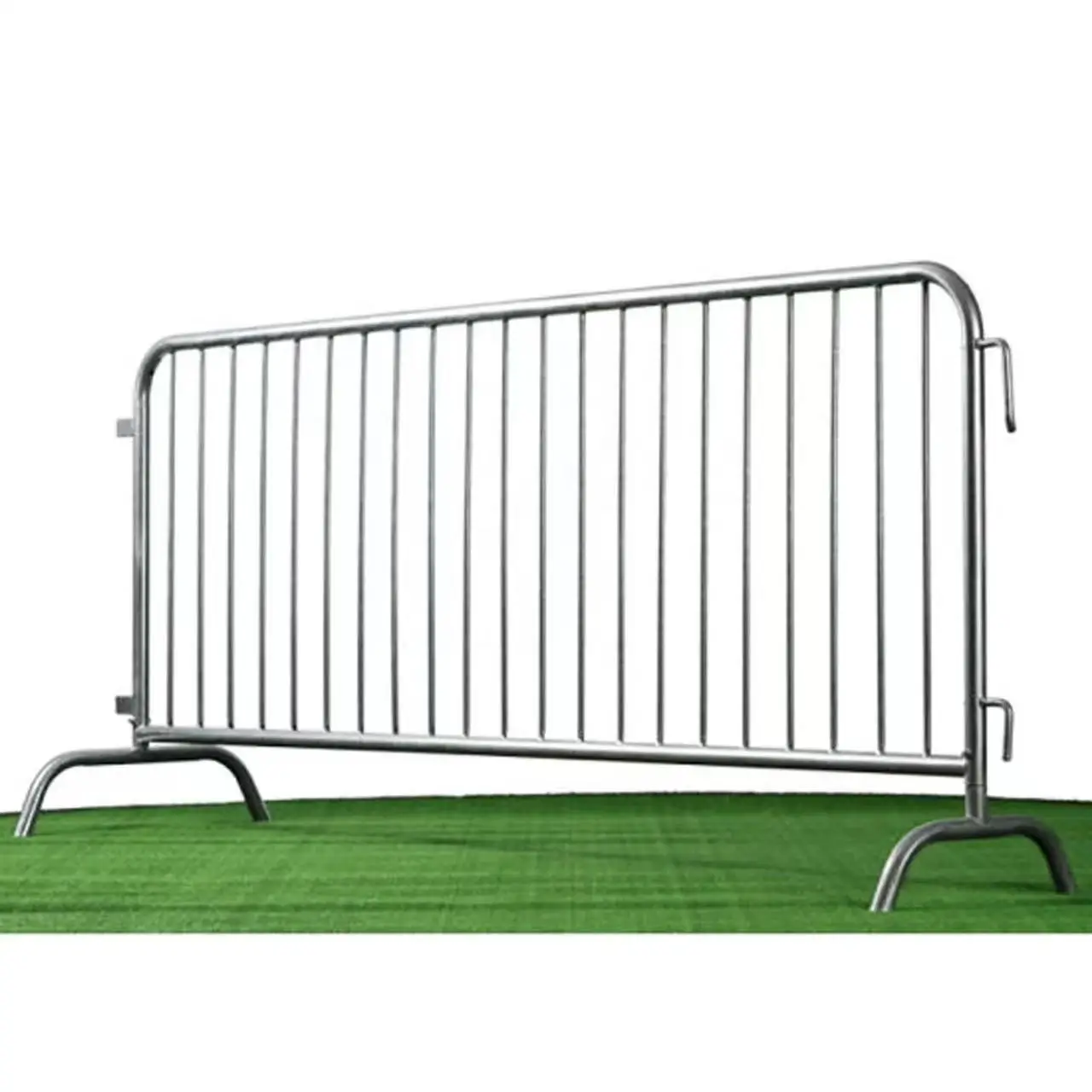 Heavy-Duty Galvanized Portable Steel Concert Barrier Safety Stage Crowd Control Barricade for Events and Traffic Management