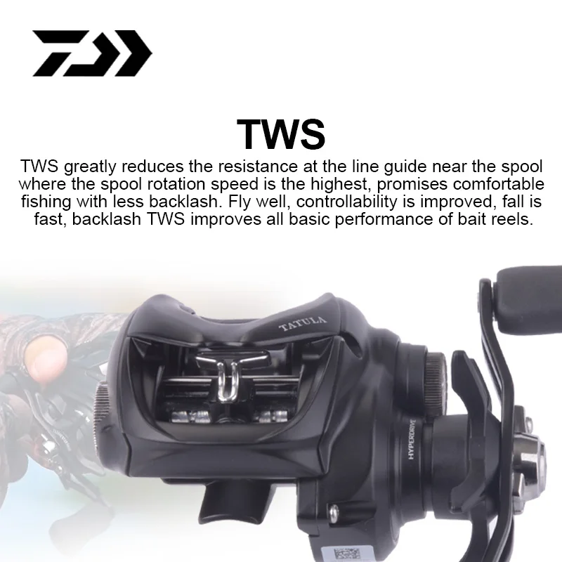 Новинка DAIWA 2023 TATULA TW Baitcasting рыболовные катушки 100L/H/HL/XH/XHL Передаточное отношение 6 3/7 1/8 1 BB7 + Катушка для морской рыбалки