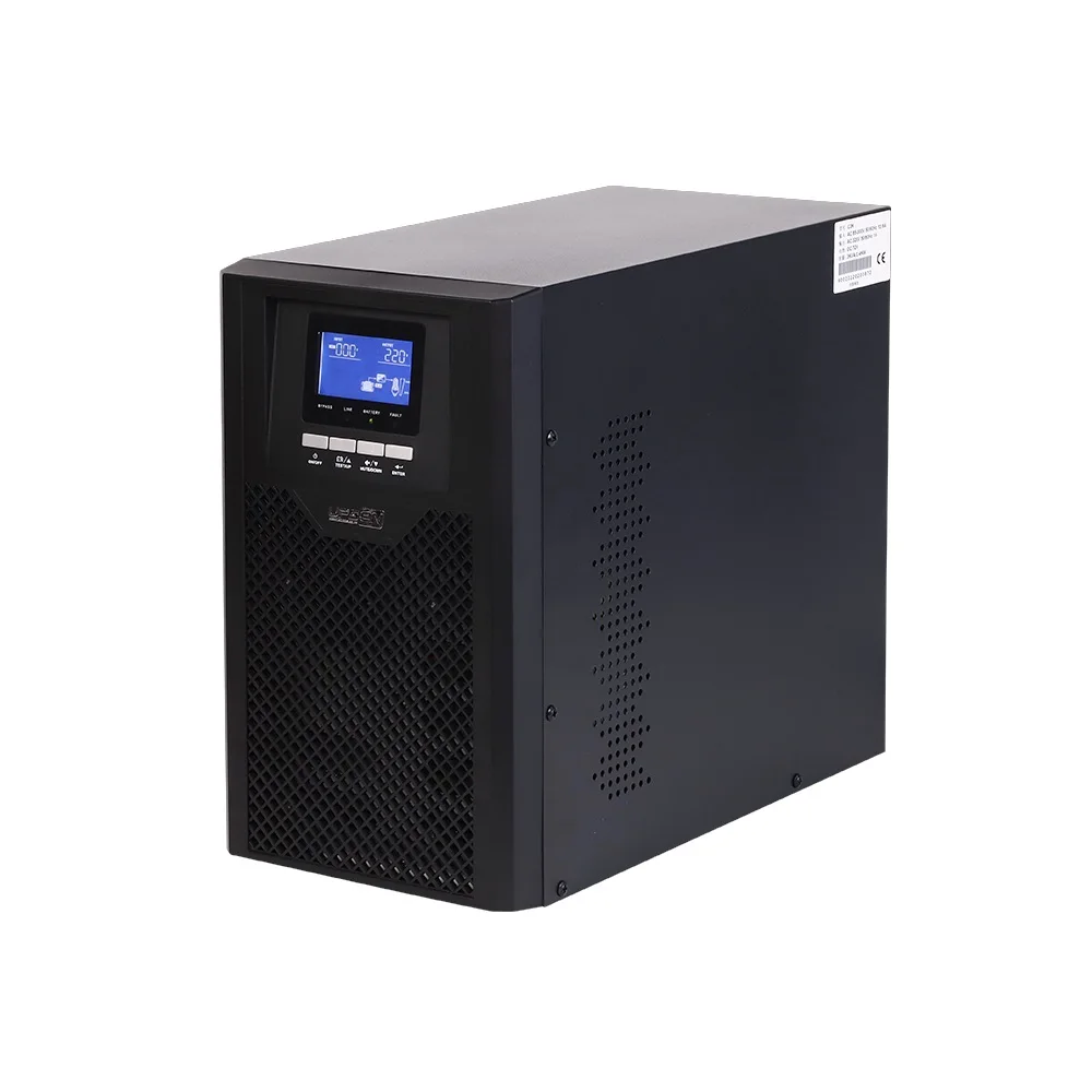 Uninterruptible Power Supply 1kva 1000va 2kva 3kva Ups Power With Built-in Batteries with 30Mins Back Up Time