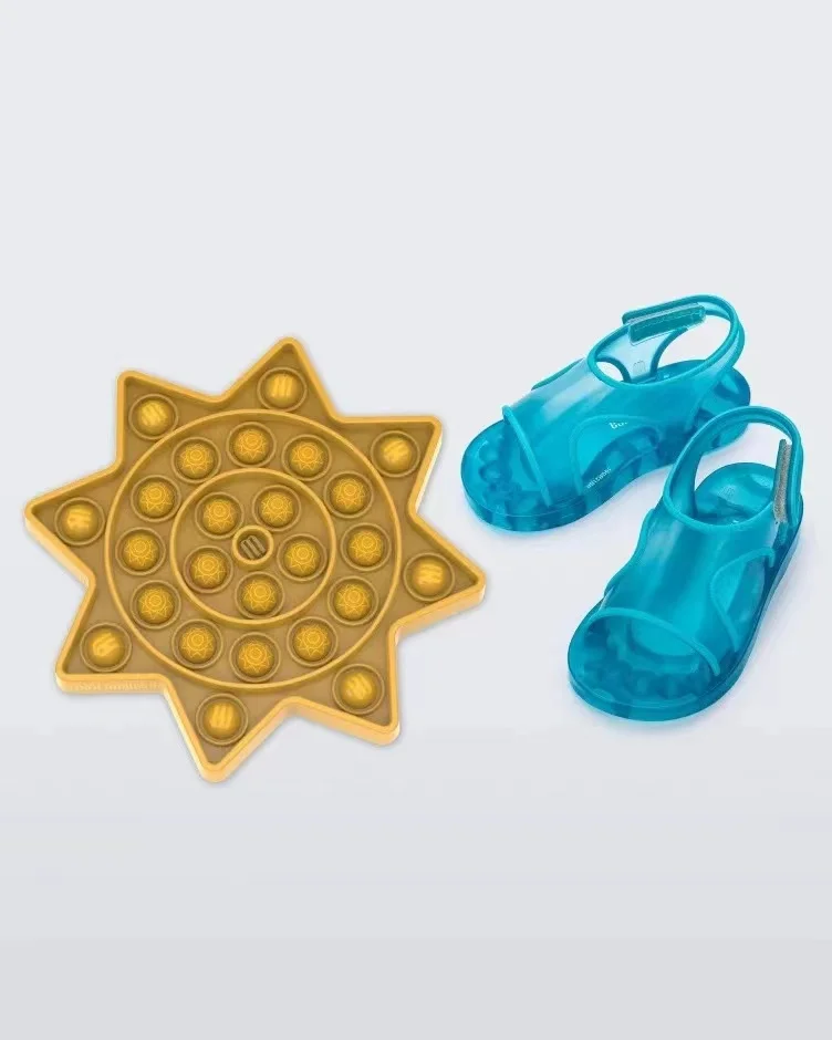 Mini Melissa Summer 2022 New Boys Beach Sandals Girls Baby Soft soles Casual children sandals