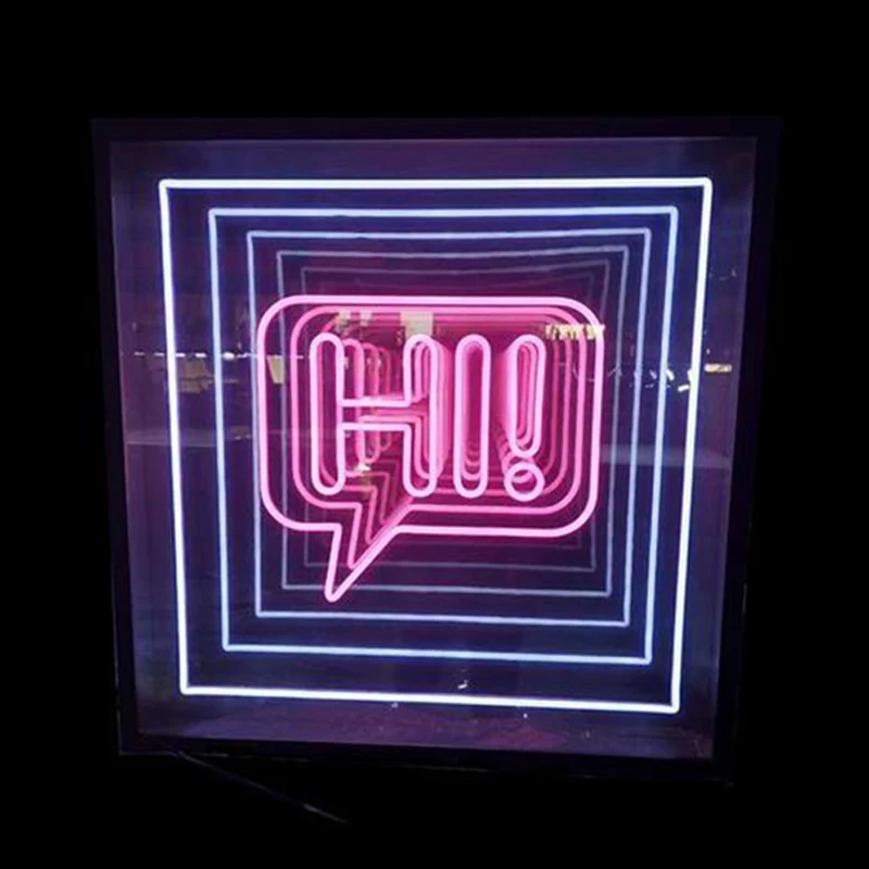Led Neon Mirror Customized Led Strip Infinite Neon Indoor and Outdoor Sign infinity mirror led