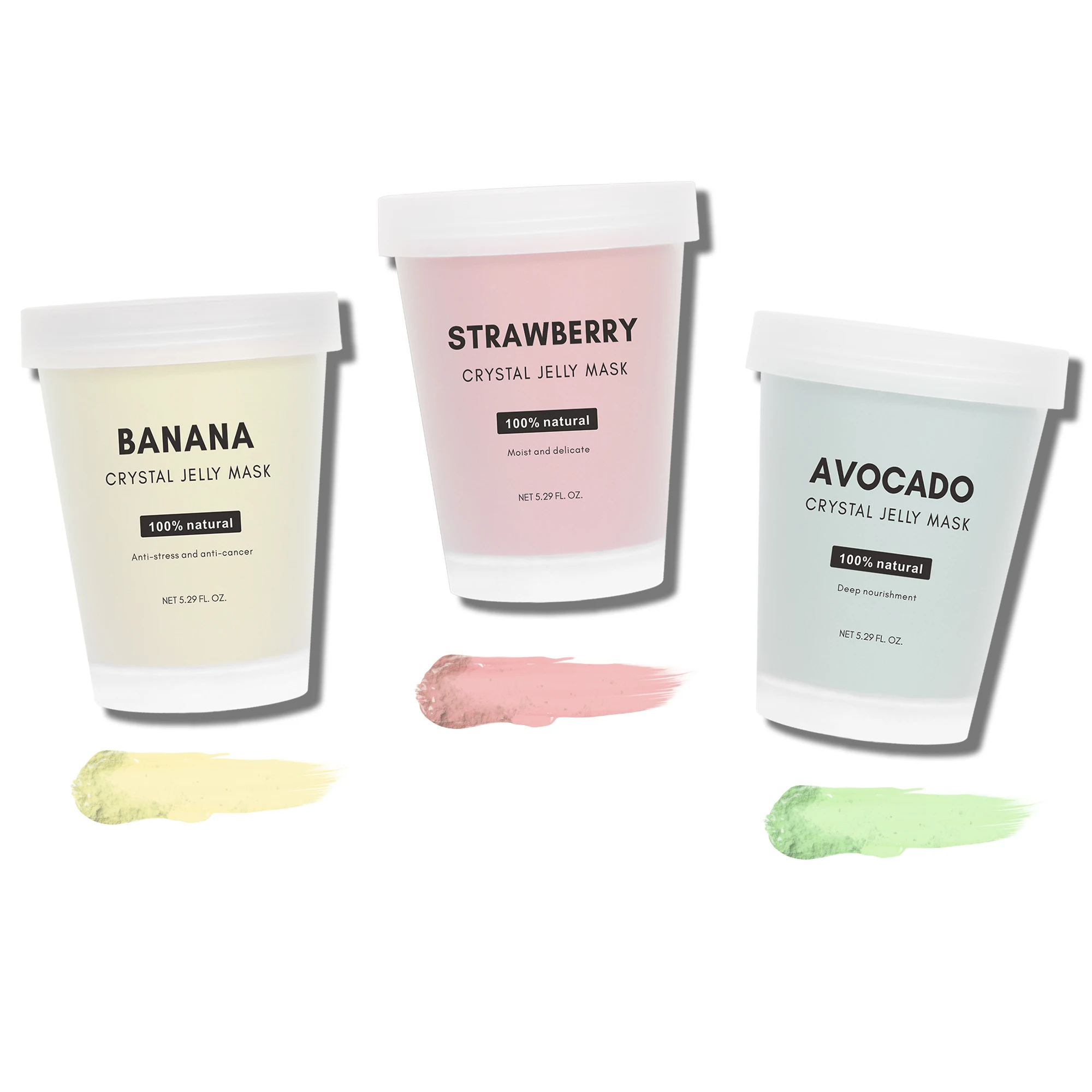 Hot sell crystal peel off powder Rubber Mask Spa Set custom logo derma brightening facial soft hydro jelly mask powder