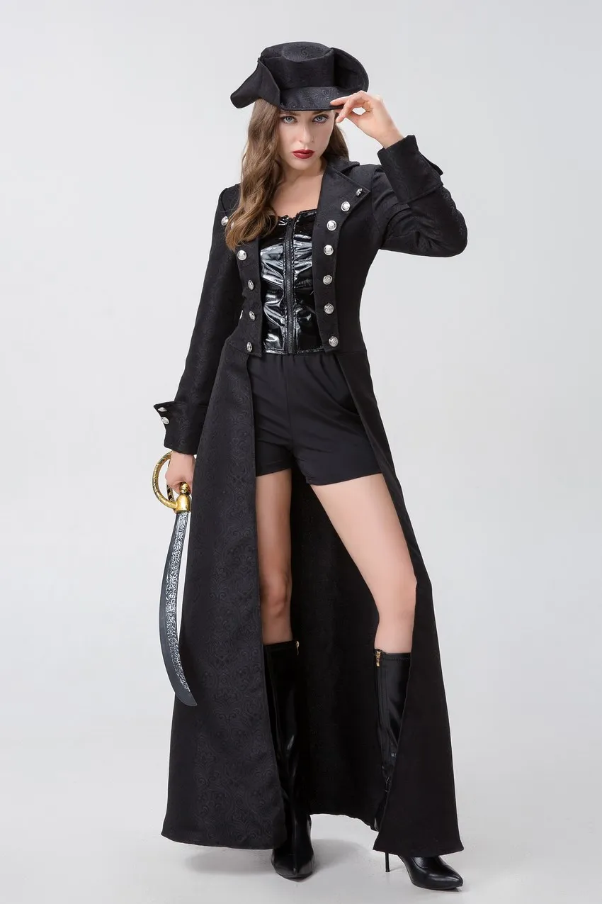 Middle Ages Punk Adult Female Pirate Cosplay Clothing Film Character Clothing Cosplay Pirate Costumes