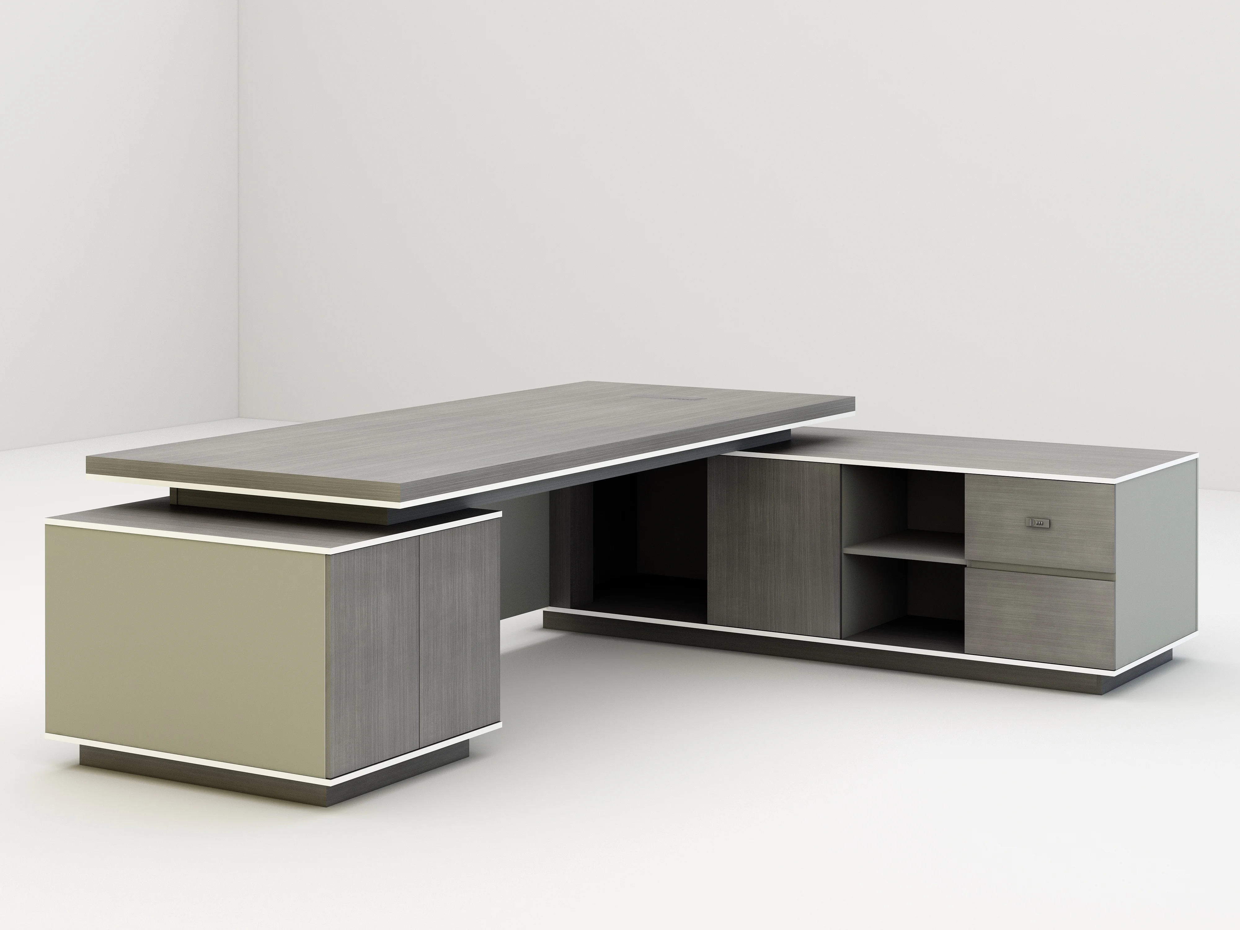 New design factory EXW executive desk wooden modern customized computer table desk