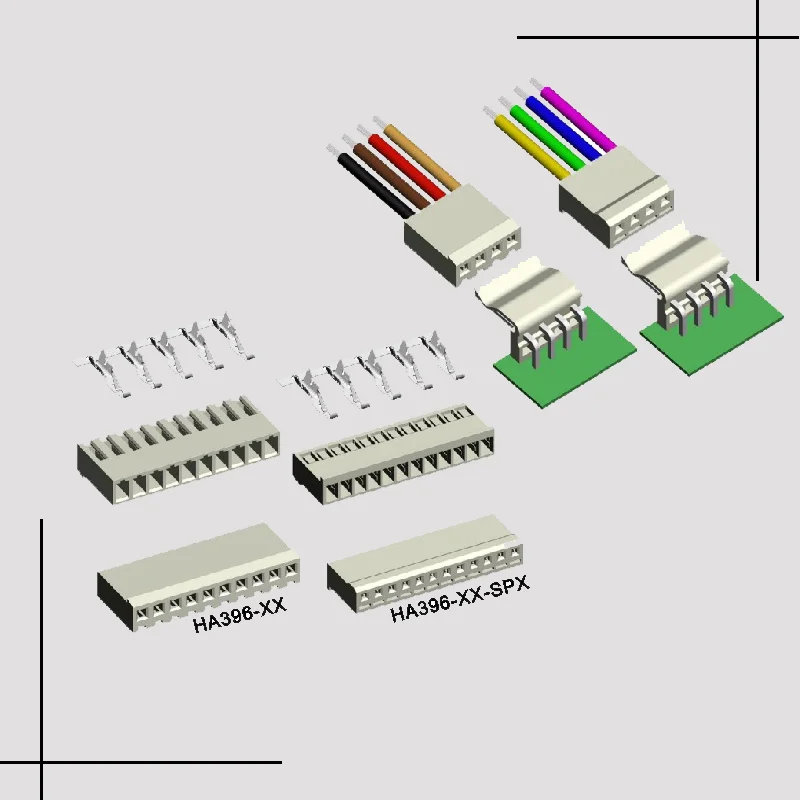 Molex 5239 3.96mm Socket Housing&Terminal 5 Pin Molex Connector