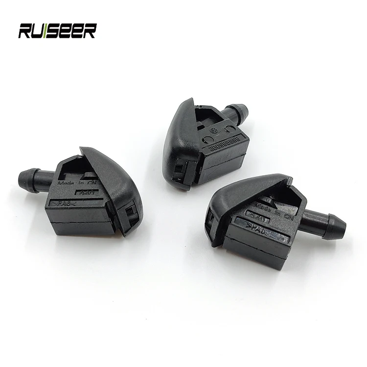 Front Windshield Wiper Washer Nozzles Windshield Sprayer Washer 2pcs for Volkswagen