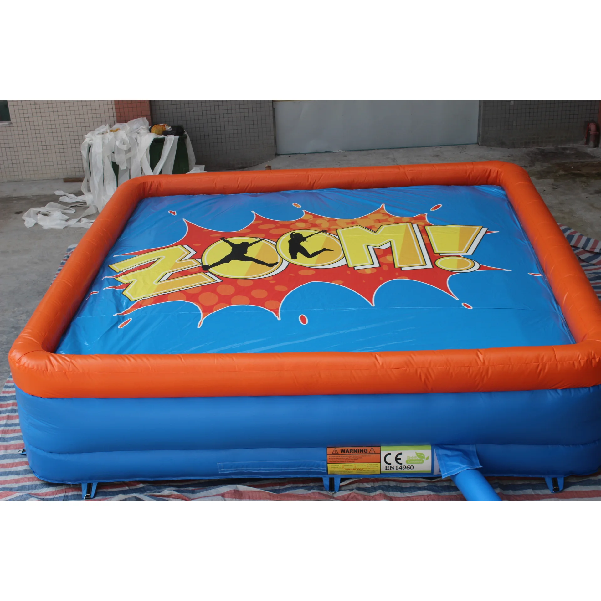 Inflatable Stunt Mat Big Jump Airbag custom Extreme Sports Freefall print Jump Landing Inflatable Air Bag Crash Jumping Pad