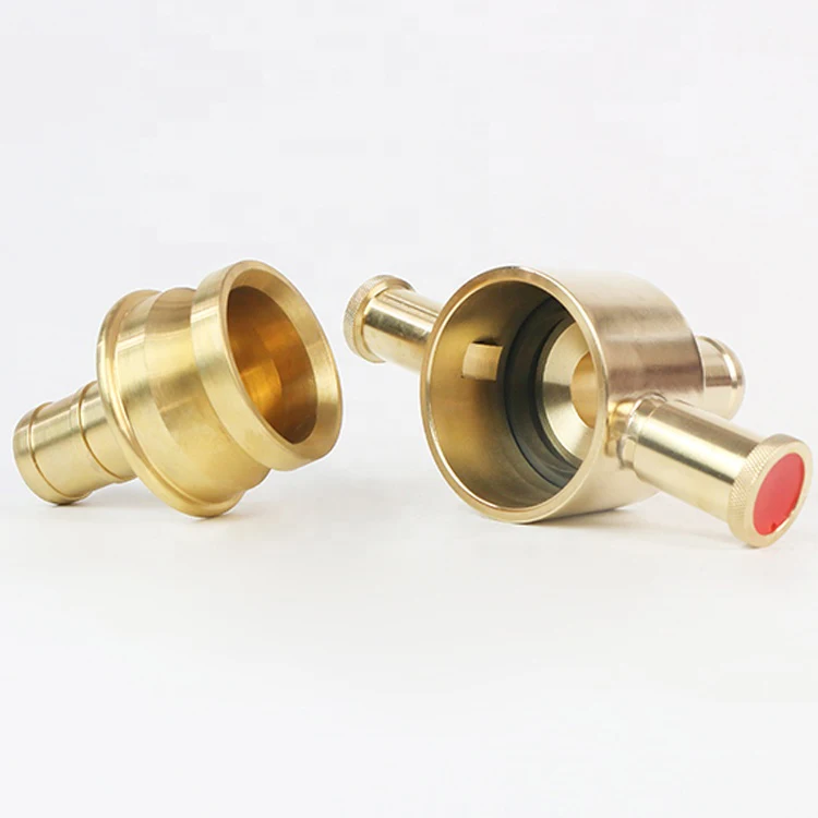 Custom Fire Brass Hose Adaptor British Type Couplings For Fire Fighting System Fire Hose Use