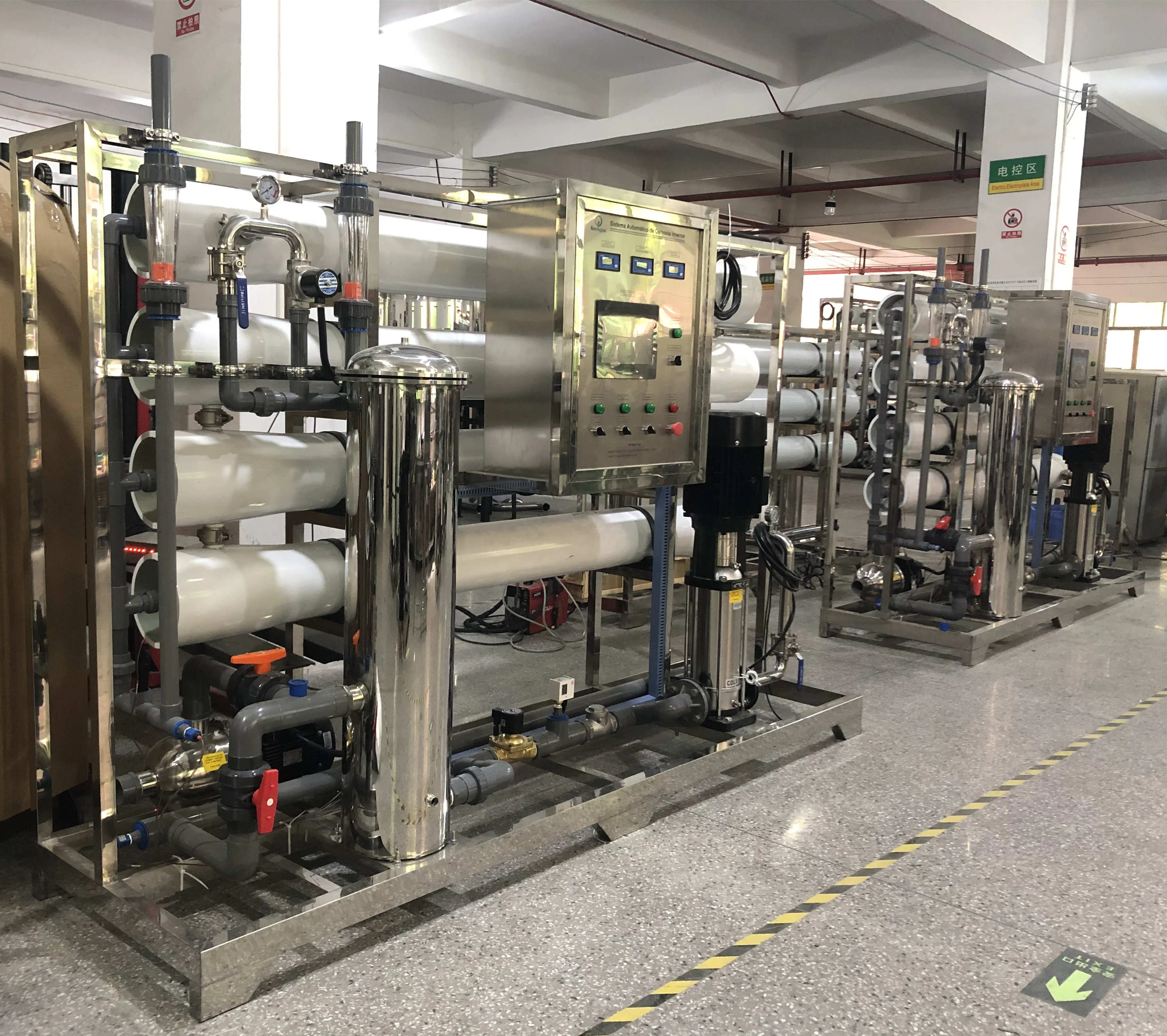 8M3/H Brackish Water RO System for Bottled Drinking Water (8000L/H)