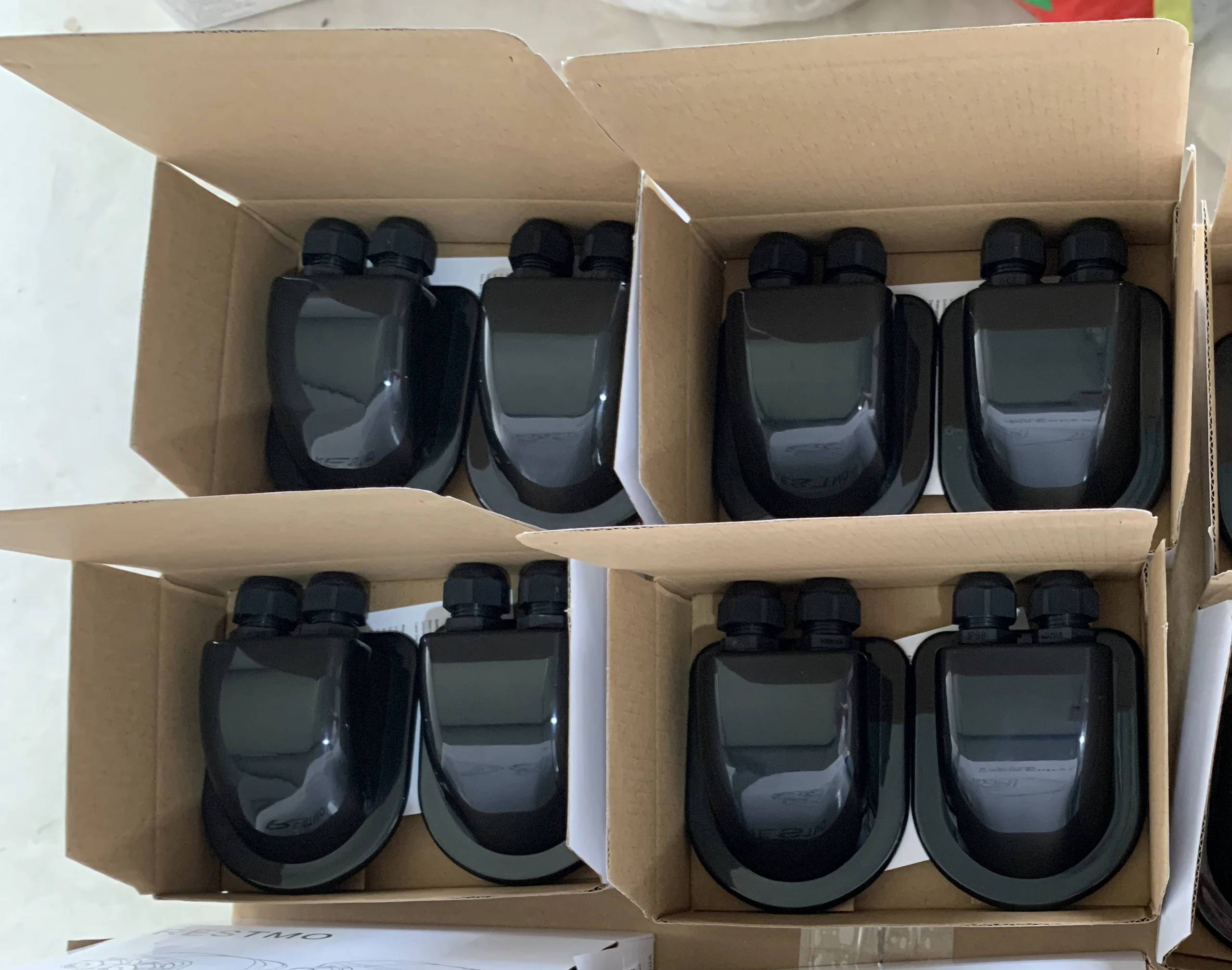 Black Caravan Yacht Boat Rv Solar Panel Corner Side Mounting Bracket Kit