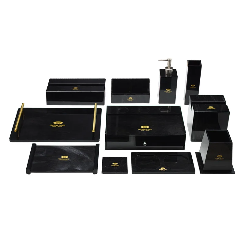 Акриловый держатель для отеля, набор аксессуаров для ванной комнаты