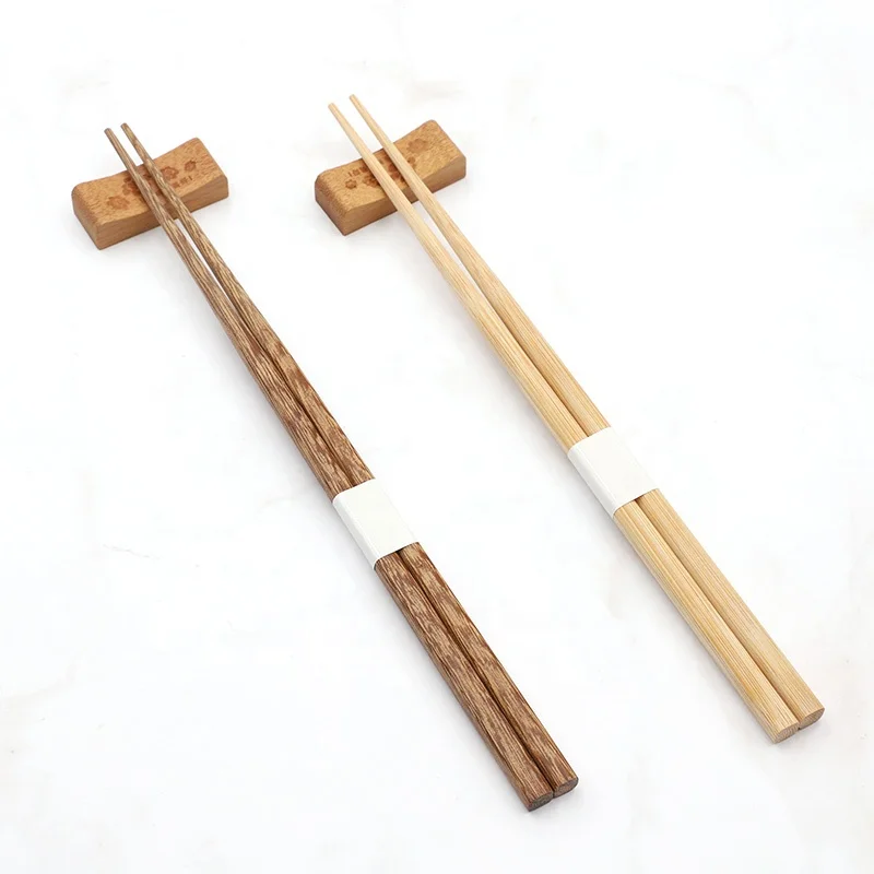 Manufacturer Stocked Disposable Bamboo Chopsticks Reusable Korean  Japanese Wood Spoon Chopsticks set For Cooking And Eating