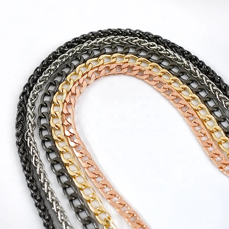 Deepeel F7-28 100cm Straight Zinc Alloy Chain Bag Hardware Accessories Replacement Decorative Crossbody Bag Shoulder Strap