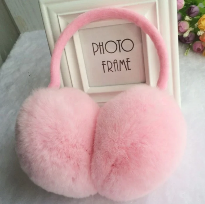 Защита для ушей из искусственного кроличьего меха для женщин и мужчин