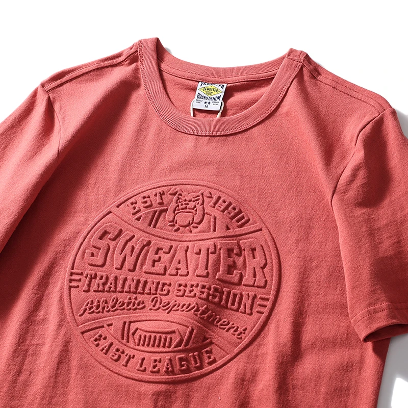 Oem Clothing Custom High Quality 100 Thick Cotton Men Oversized T Shirt Camiseta Premium Embossed T Shirt