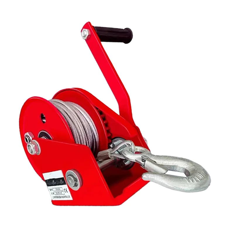 Made in China Wholesale 2600LBS Hand Winch Heavy Duty High Quality Hand Winch with Cable Hot Sale
