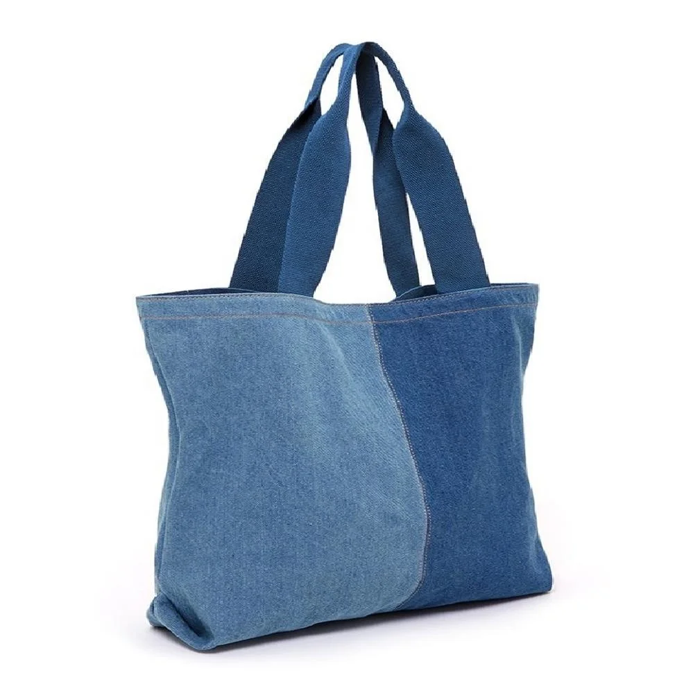 Ladies Casual Tote Bag Female Jeans Hand Bags Women Handbags Denim Shoulder Bags